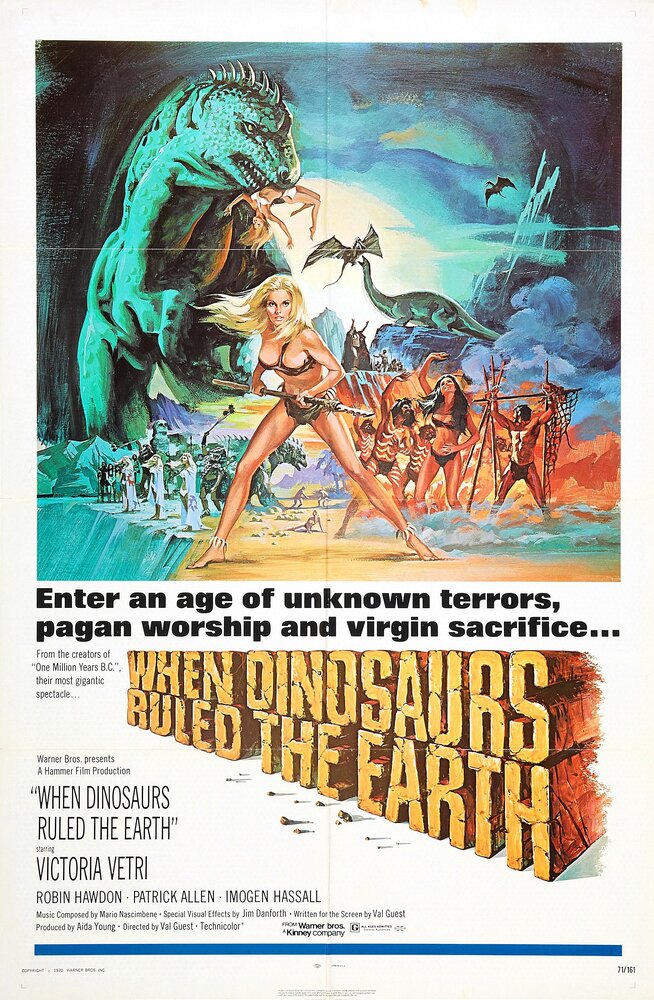 Когда на земле царили динозавры / When Dinosaurs Ruled the Earth (1970)